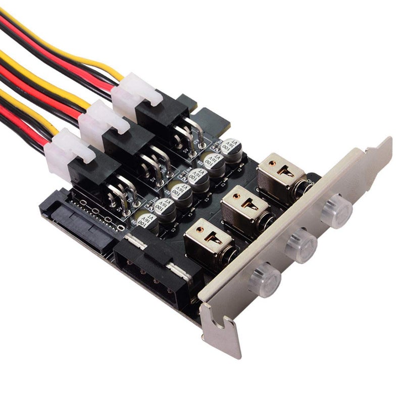 xiwai 3 Hard Disk Control System Intelligent Control Management System HDD SSD Power Switch with Low Profile Bracket - Image 2